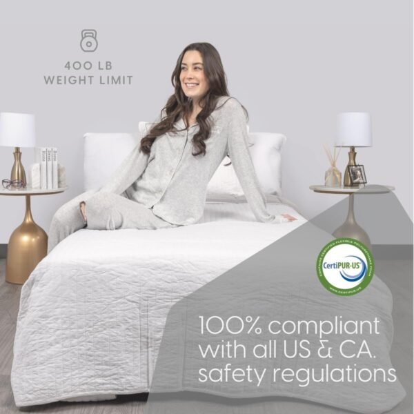Milliard Deluxe Diplomat Folding Bed with Mattress for Adults. Twin Size. Portable Foldable Bed with Luxurious Memory Foam Mattress & Super Strong Frame. 75 x 38. Fold Up. Roll Away. & Hideaway