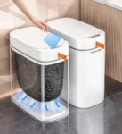 Smart Touchless Trash Can With Automatic Adsorption Bagging Z35  Only today Free Black Trash Bag 10 Rolls
