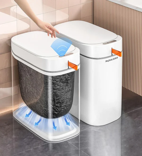 Smart Touchless Trash Can With Automatic Adsorption Bagging Z35  Only today Free Black Trash Bag 10 Rolls