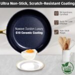 Nuwave Lux 13pc Forged Lightweight Cookware Set PFAS Free. Healthy G10 Duralon Ceramic Coating. Ultra Non-Stick. Stay-Cool Handles. Works on All Cooktops & Induction Ready