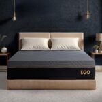 EGOHOME 12 Inch Queen Mattress. Copper Gel Cooling Memory Foam Mattress for Back Pain Relief.Therapeutic Double Matress Bed in a Box. CertiPUR-US Certified. 60x80x12 Black