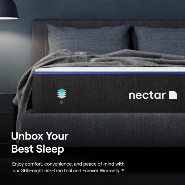 Nectar Twin Mattress - 365 Night Home Trial - Gel Memory Foam Mattress - CertiPUR-US Certified Foams - Forever Warranty