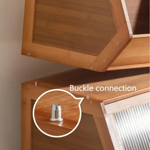 Mega Deal Rush​  Only $6.99 DIY Bamboo Bookshelve. 30cm Deep Bookshelf. ABS Engineering Plastic Flip Bookcase with Dustproof Back Panel. Display Cabinet for Corridor. Living Room and Bedroom
